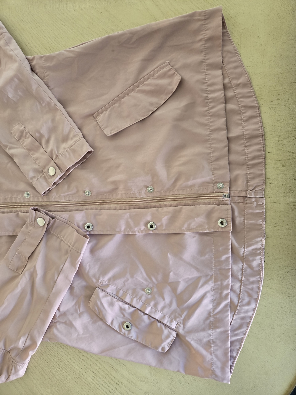 26 International Light Pink Hooded Utility Jacket - Picture 3 of 7